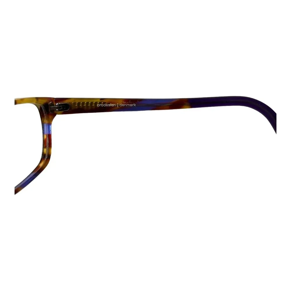 Prodesian Denmark Women Eyeglasses Frame Brown BlueTortoise 1738 52-15-135 H5833